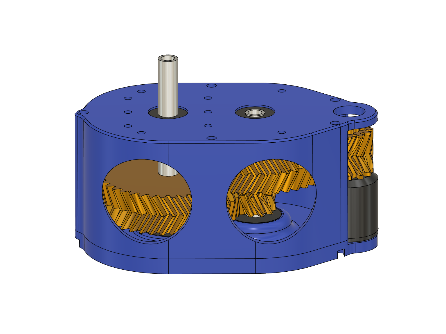 Brushless Motor Herringbone Gearbox 14:1