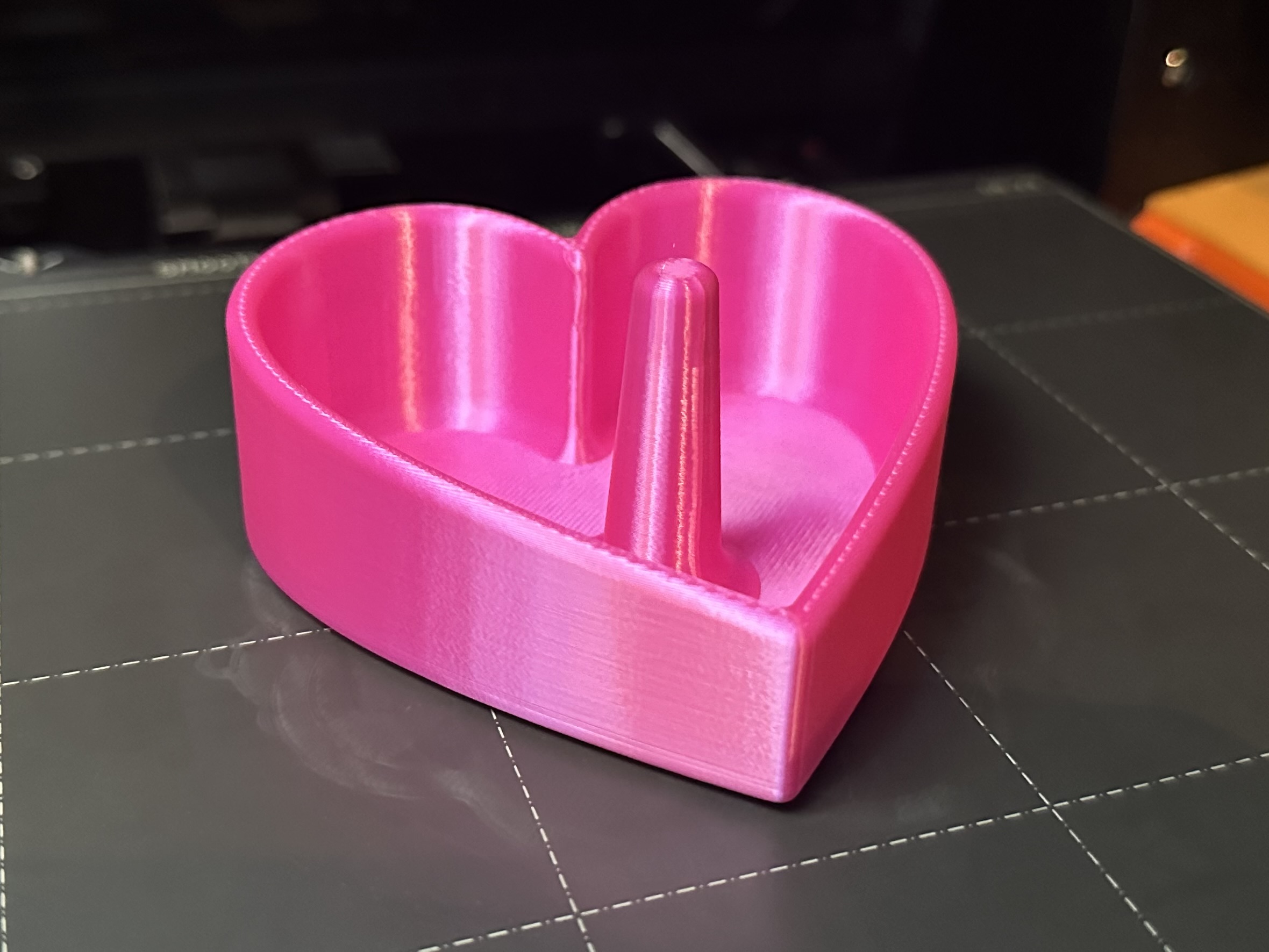 Heart Shaped Ring Holder (no supports)