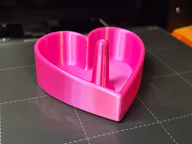 Heart Shaped Ring Holder (no supports)
