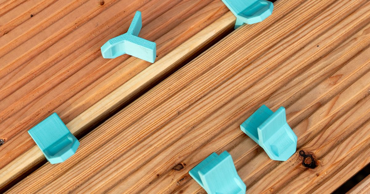 Spacers for decking by Titan3D Download free STL model