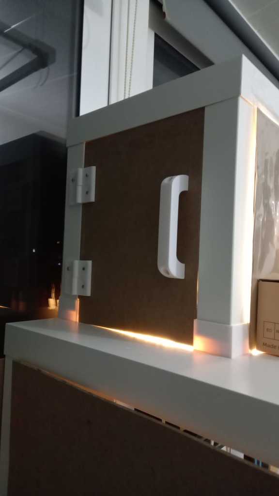 MANETA ROBUSTA APERTURA TAPAS PRINTER ENCLOSURE IKEA LACK NIDO - ROBUST HANDLE