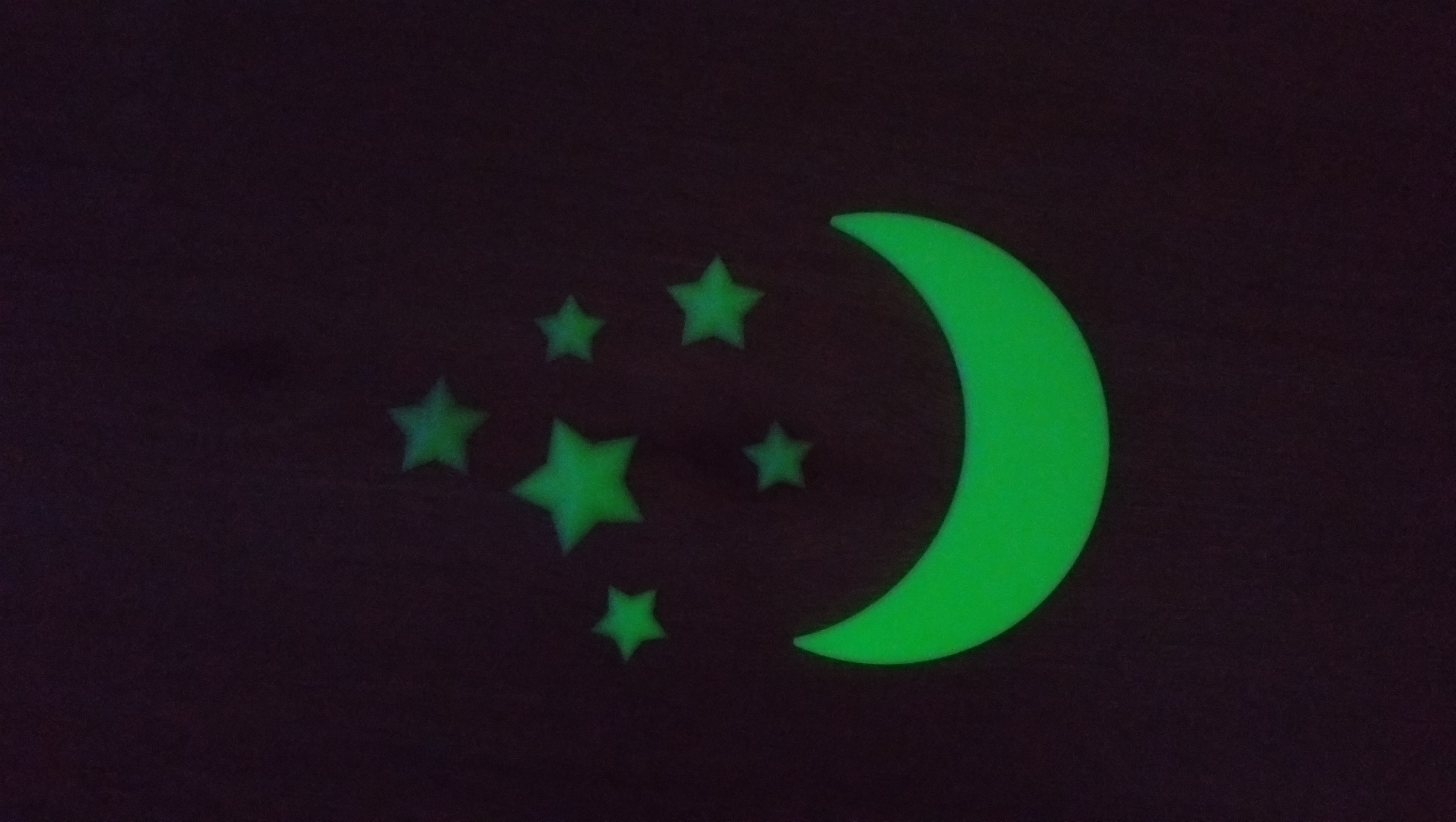 Mond und Sterne