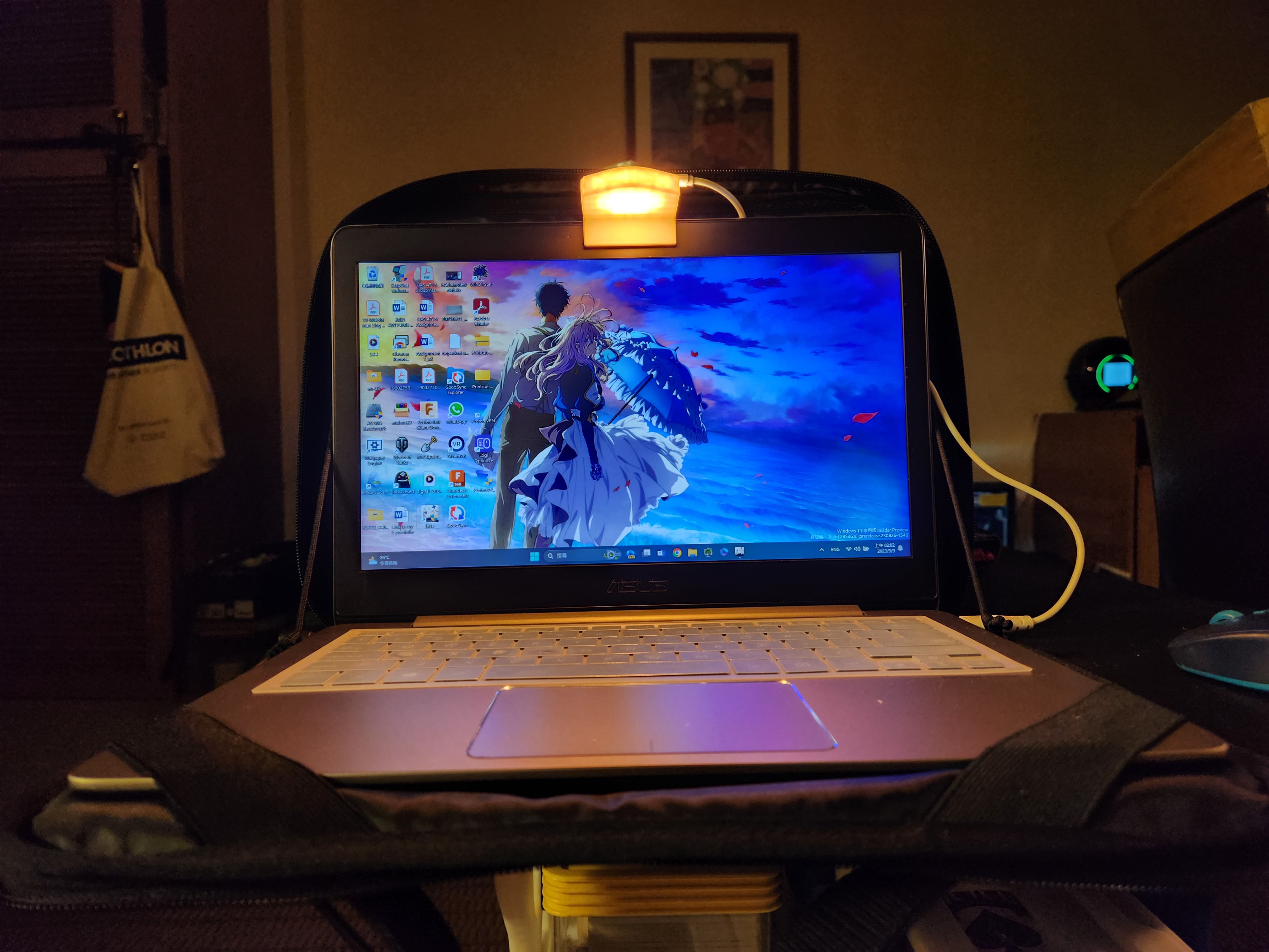 LAPTOP LIGHT CLIP