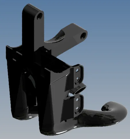 Back cooling Duct for Creality Sprite Extruder, Dual 5015 Fans, Ender 3 S1  Pro by will, Download free STL model