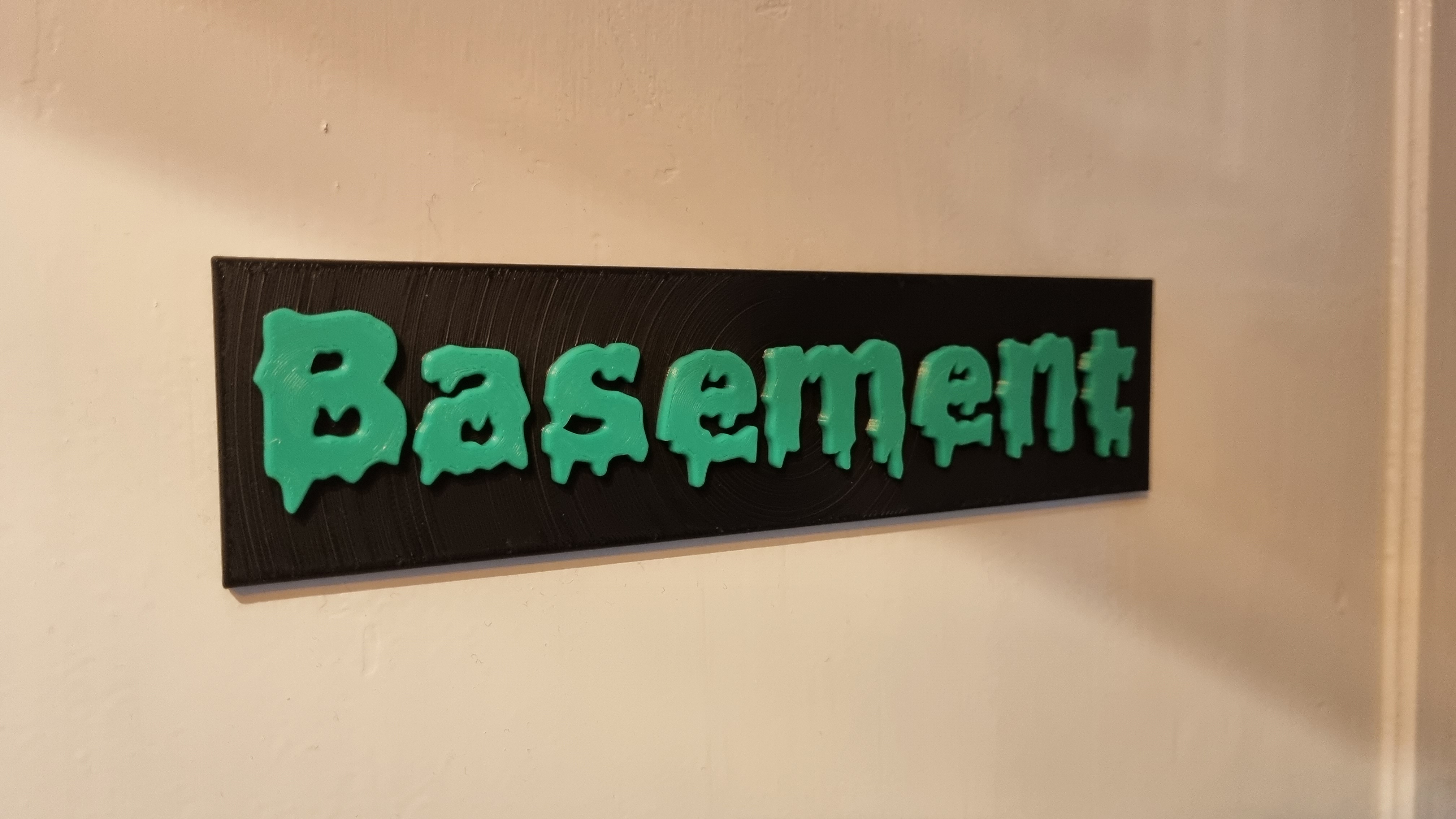 Basement Sign