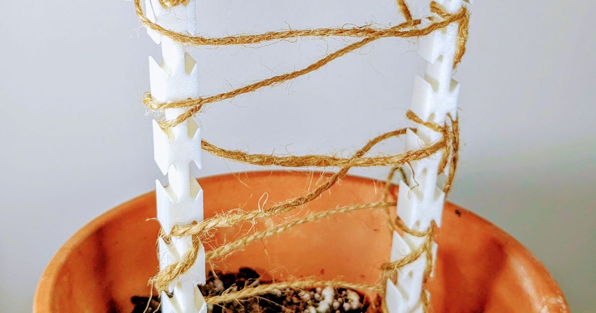 Gardening Stake for String Trellis by HNCXTech Download free STL