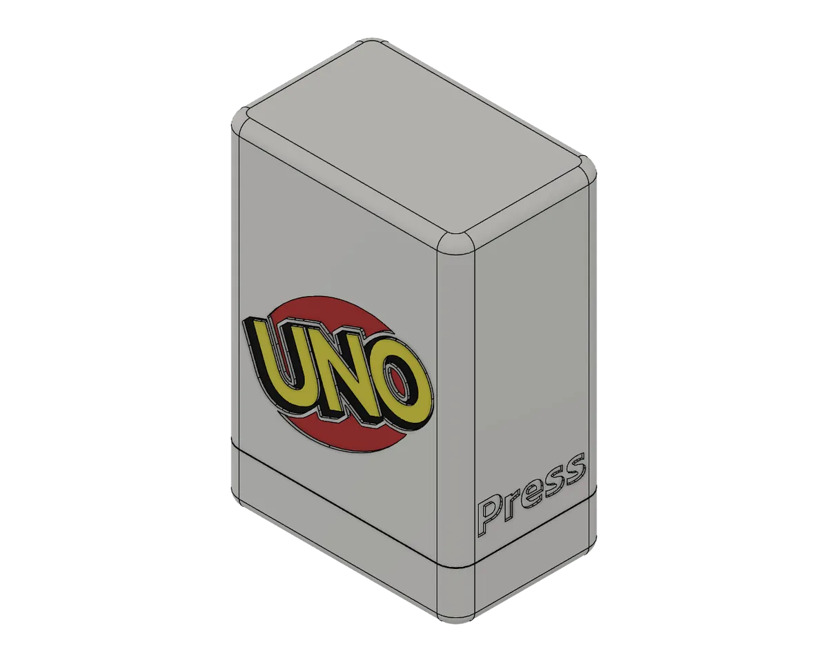 uno cards Modelo 3D