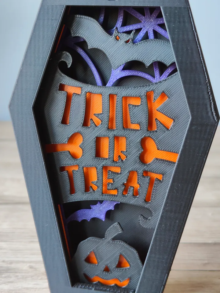 Happy Halloween Coffin Cookie Box