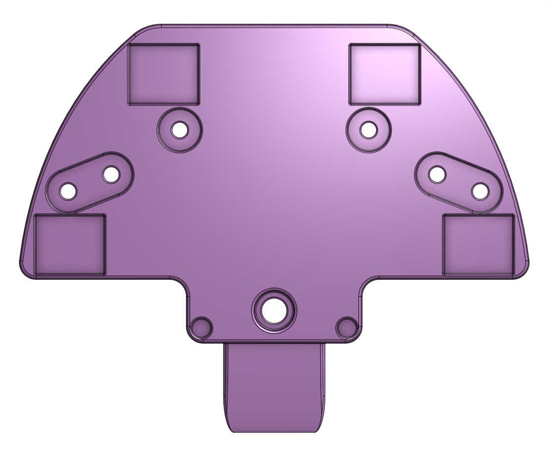 Thrustmaster TMX/T150 steering wheel hard mount adapter by DockGuy