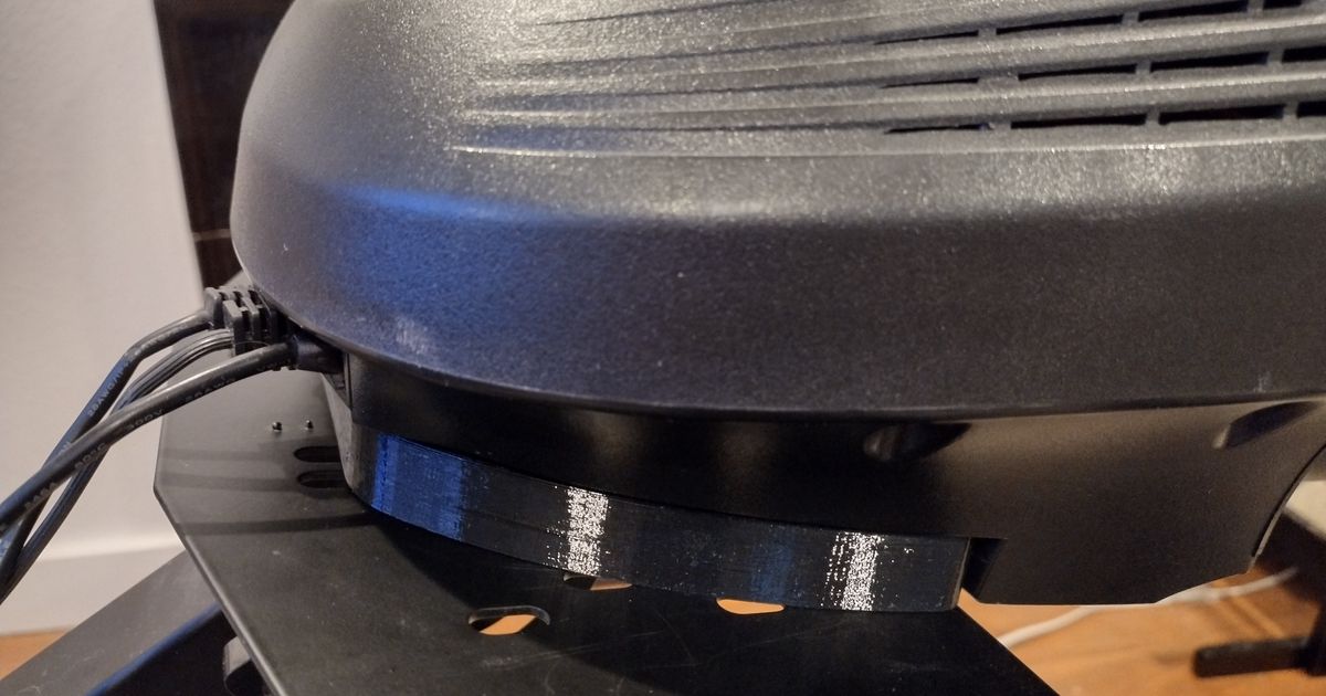 Thrustmaster TMX/T150 steering wheel hard mount adapter by DockGuy