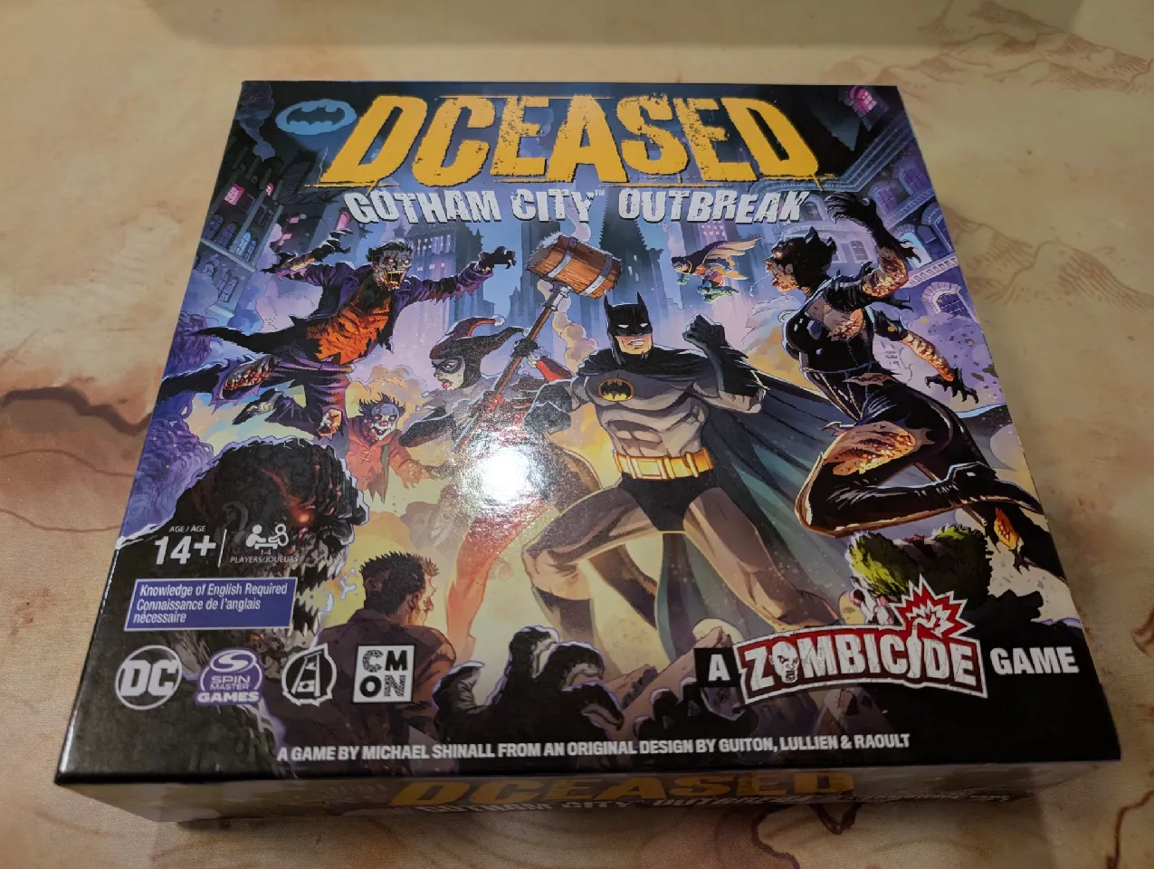 DCeased Gotham City Outbreak board game insert/ organizer 