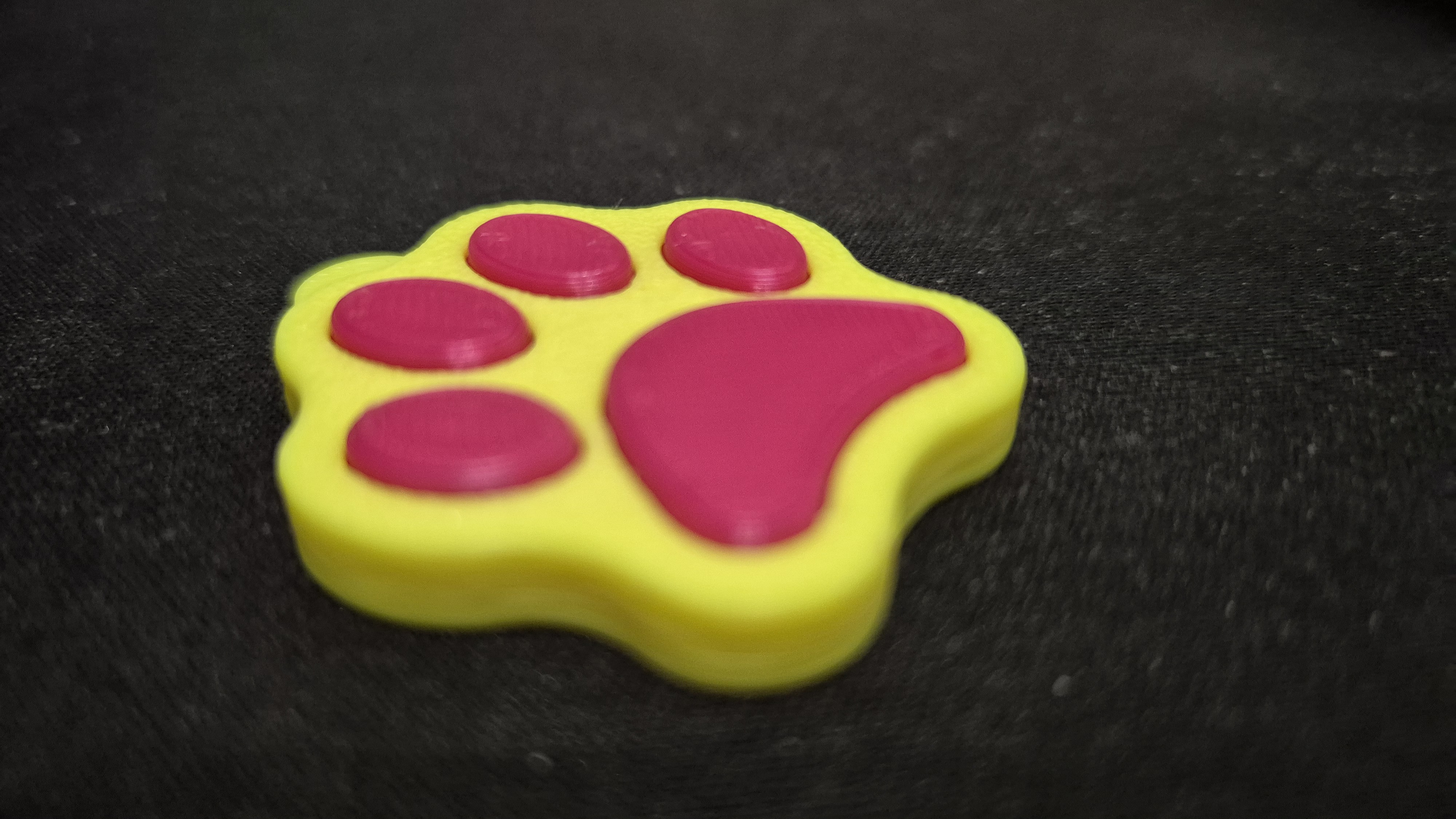 Cute Dog/Cat Fidget Paw Keychain