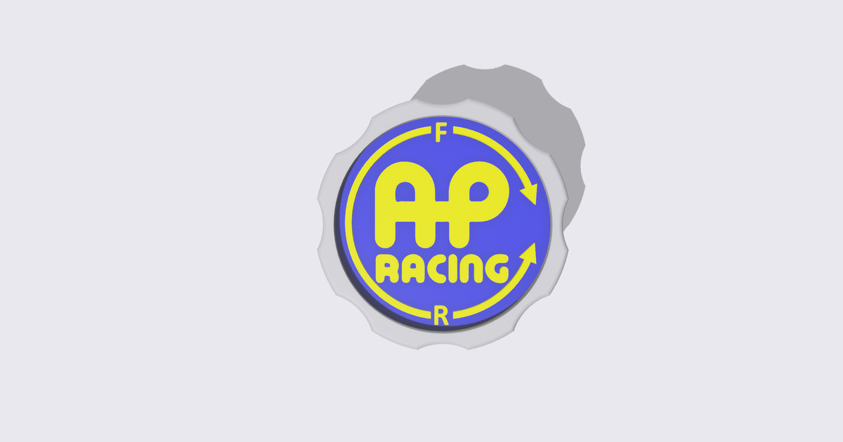 AP Racing Brake Bias Knob for Racing simulator by Matteo Soligo