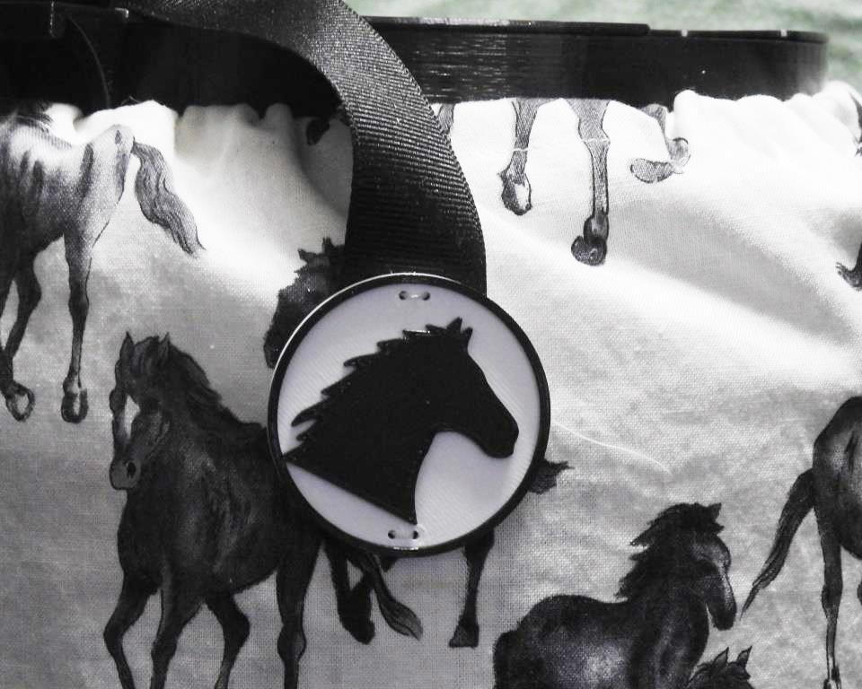 Horse Button/Keychain