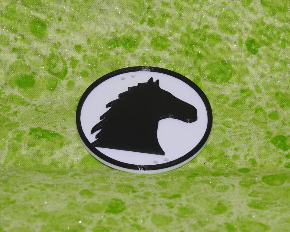 Miniatura 2 do modelo 3D Horse Button/Keychain