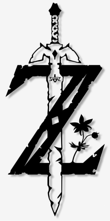 Logo zelda breath of the wild Wall art