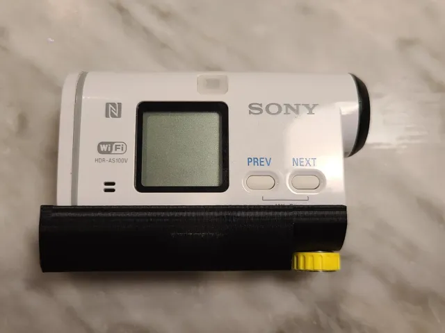 Sony Action Cam replacement tripod adapter - HDR-AS100V HDR-AS200V