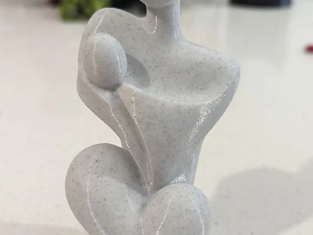 Mother and child sculpture - text free version