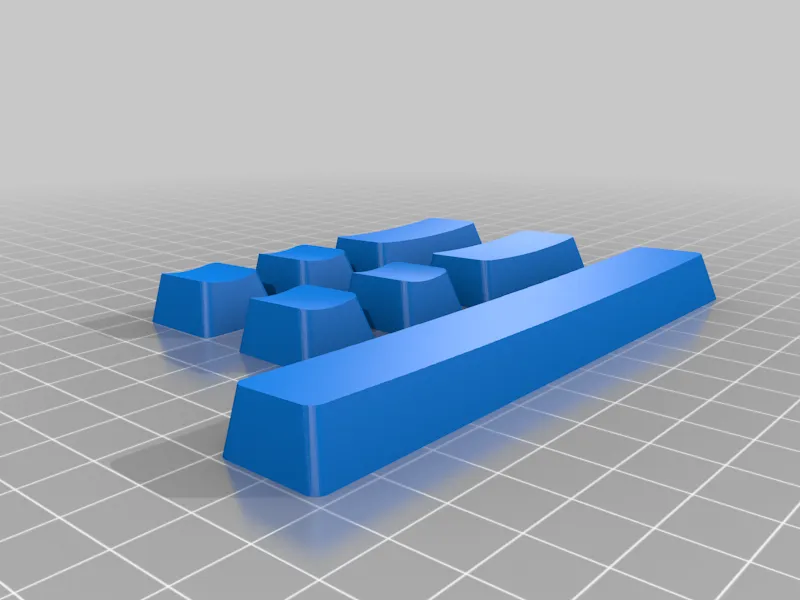 Key board replacement keys by poppydovedesign | Download free STL model ...