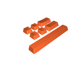 Key board replacement keys by poppydovedesign | Download free STL model ...