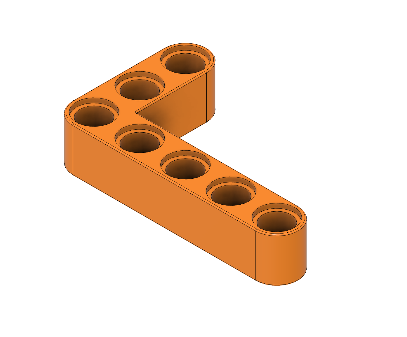 Lego Technic style 3x5 Lift Arm L Shape by RomeoAlfa Download free