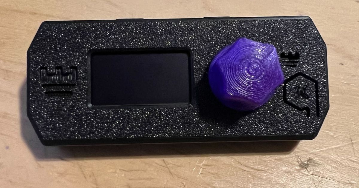 Voron 0 V0 Display with Rook Logo by thunderkeys | Download free STL ...