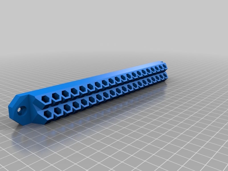 Wall mounted bit holder for 40pcs