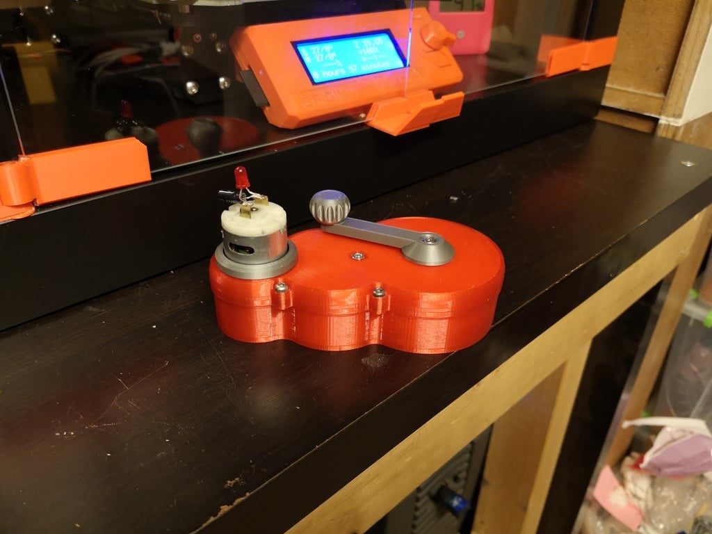 Hand cranked generator