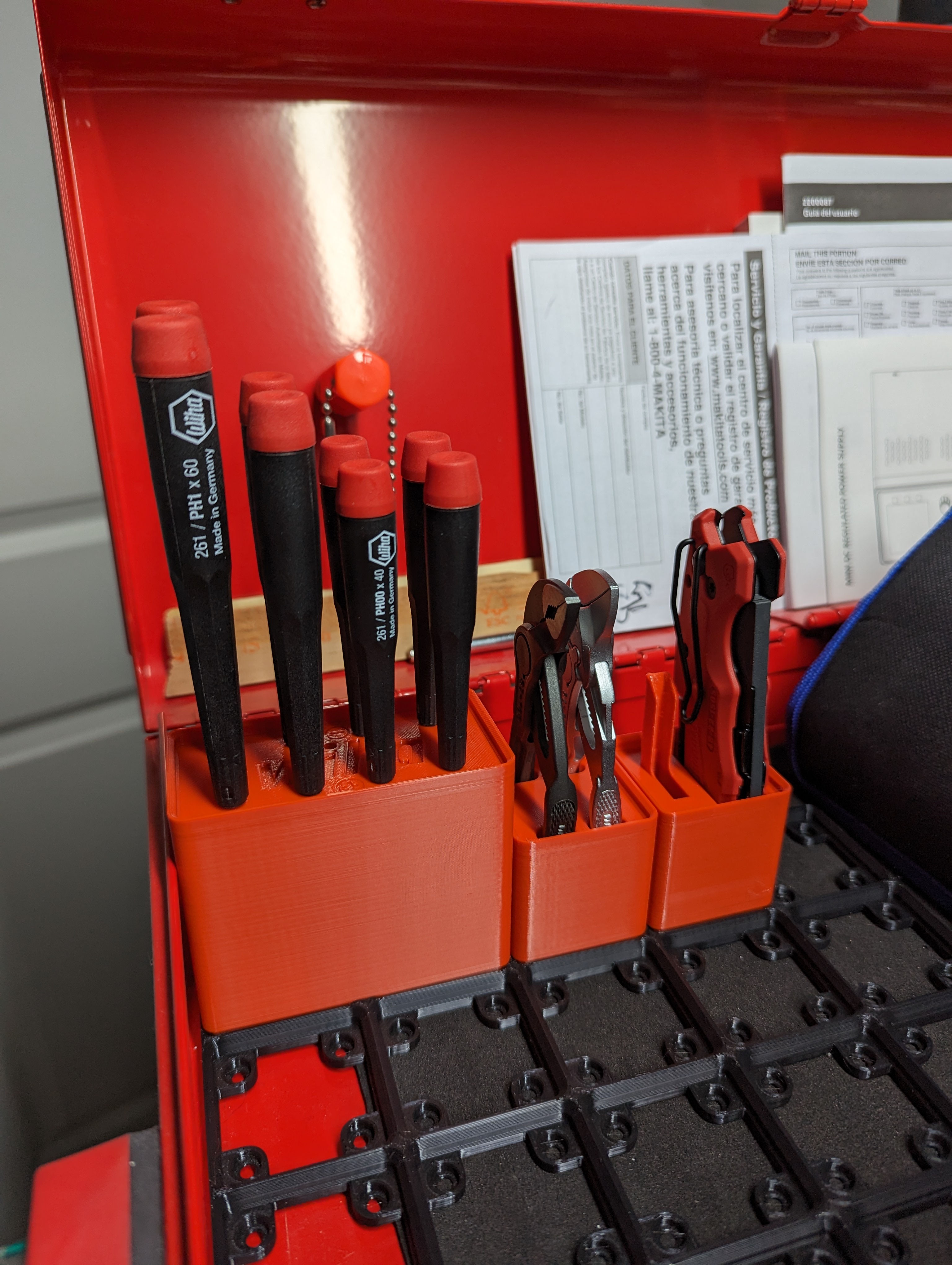 Miniatura 2 do modelo 3D Gridfinity Wiha 8 Precision Screwdriver set