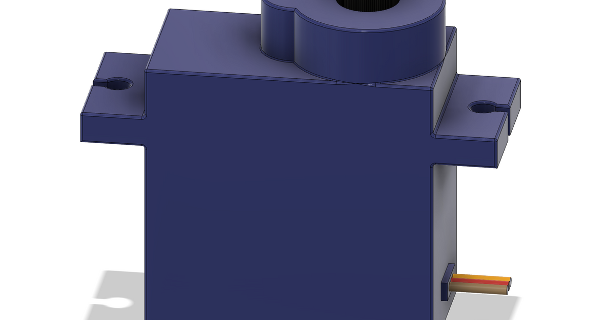 Servo motor SG90HV by nicosandller Download free STL model
