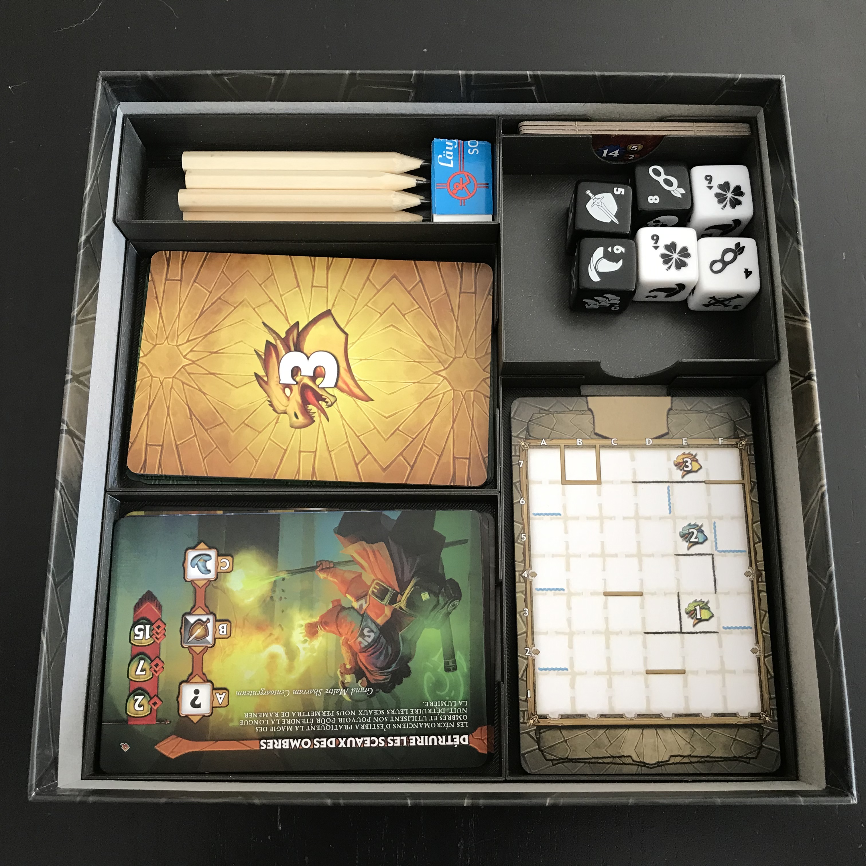 Paper Dungeons Insert (+ SideQuest extension)