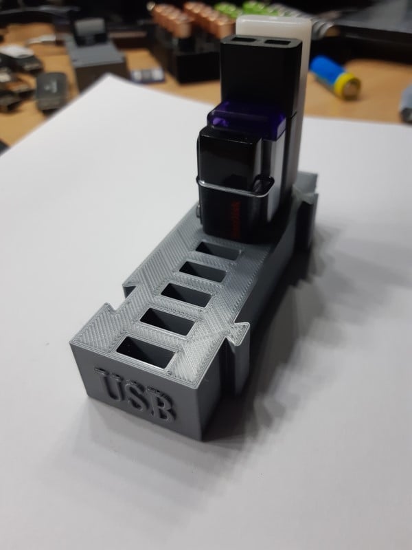 Modular USB holder by Scofan | Download free STL model | Printables.com