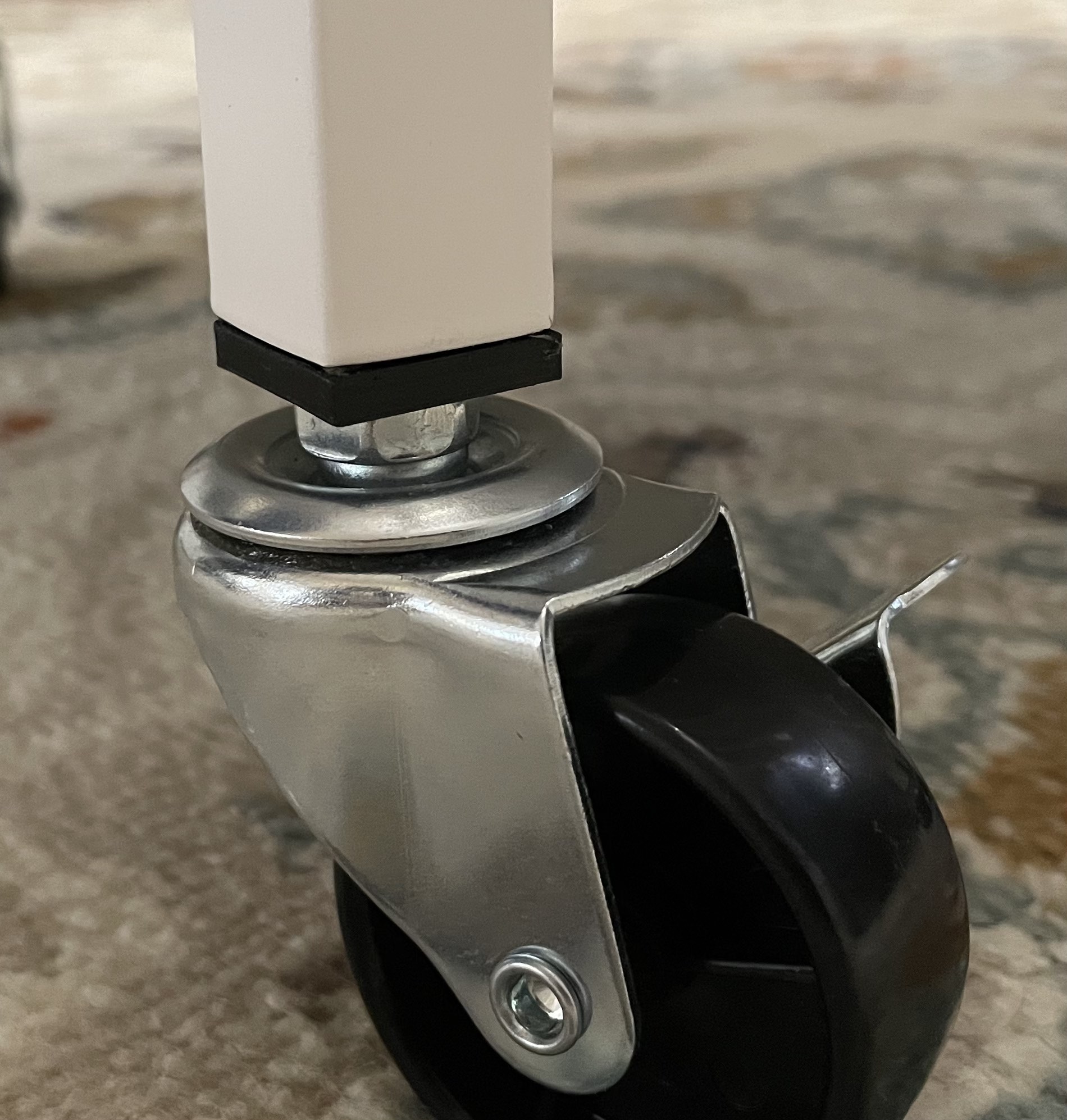 Kensington Table Rolling Cart Caster Connector by Timothy Nichols