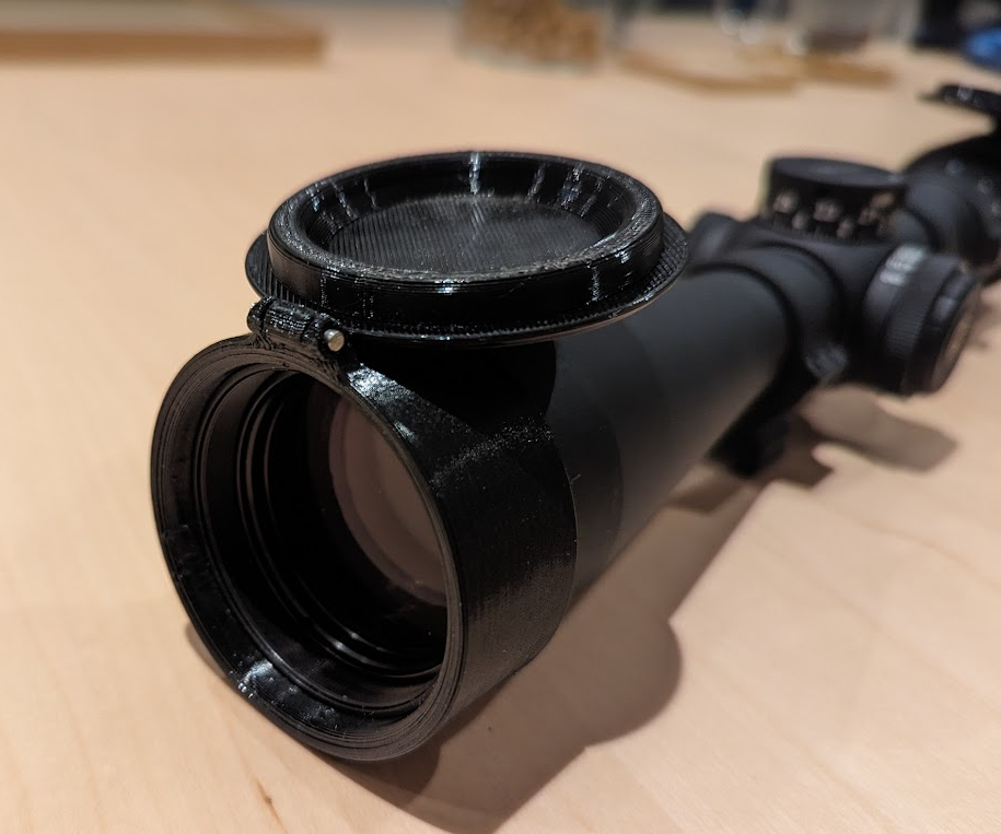 Leupold VX-5HD - Flip up style objective / ocular lens cover set - 44 mm objective