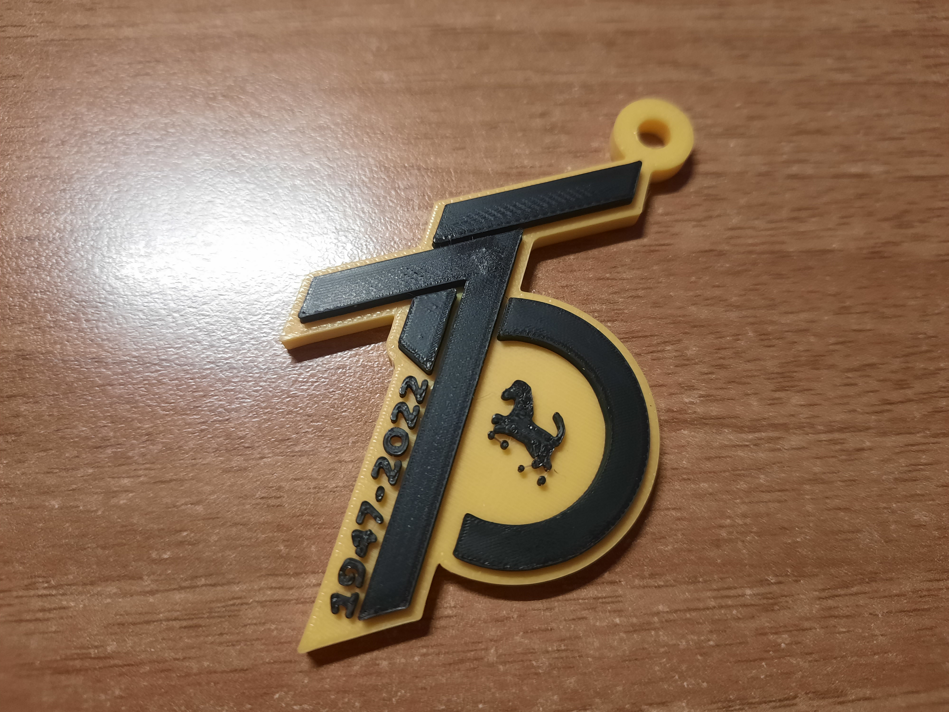 75th anniversary of Ferrari - Keychain logo by Luke-Leek-98