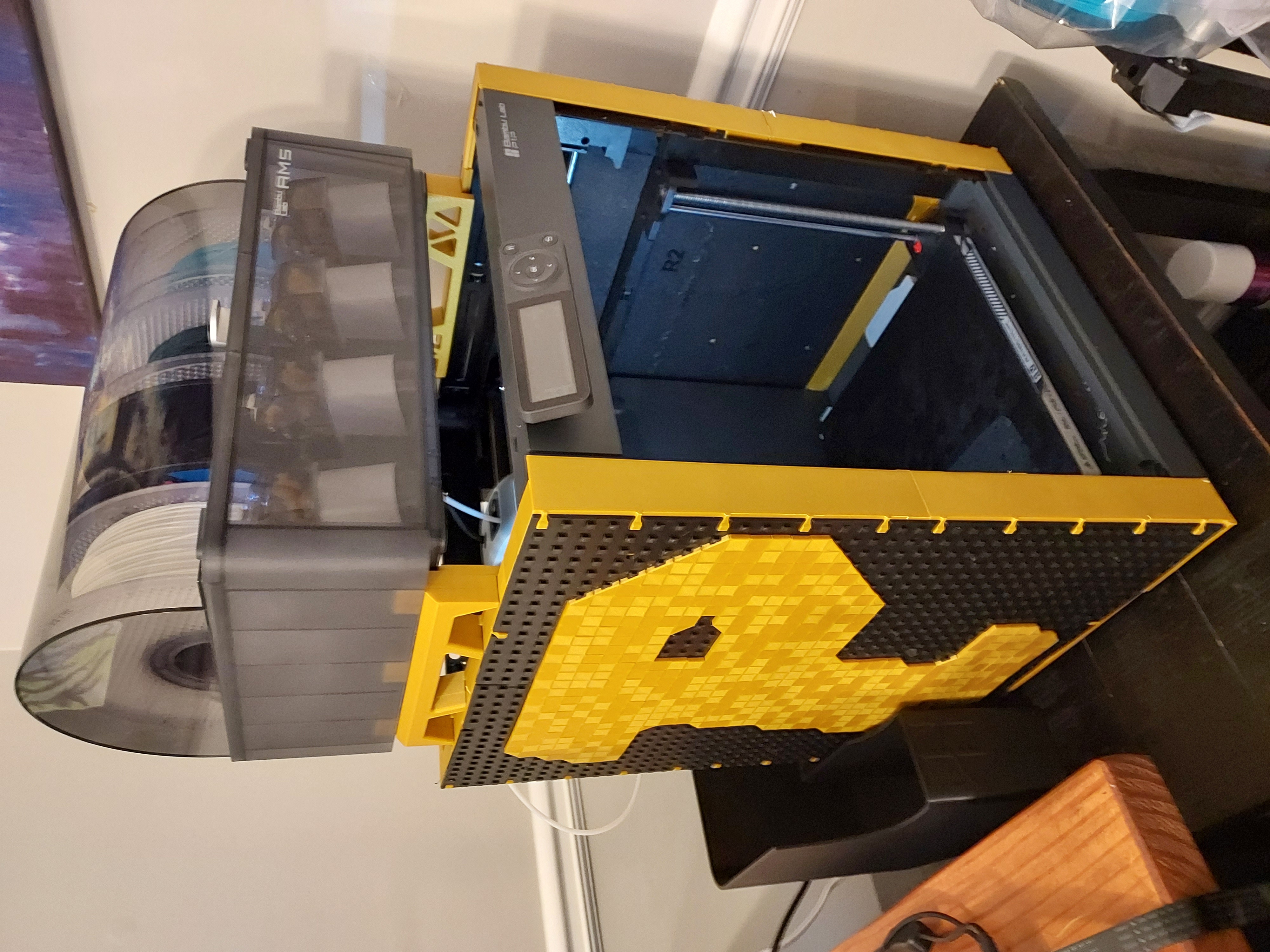 Bambu P1P Poop Chute - Magnet Remix 3D model thumbnail