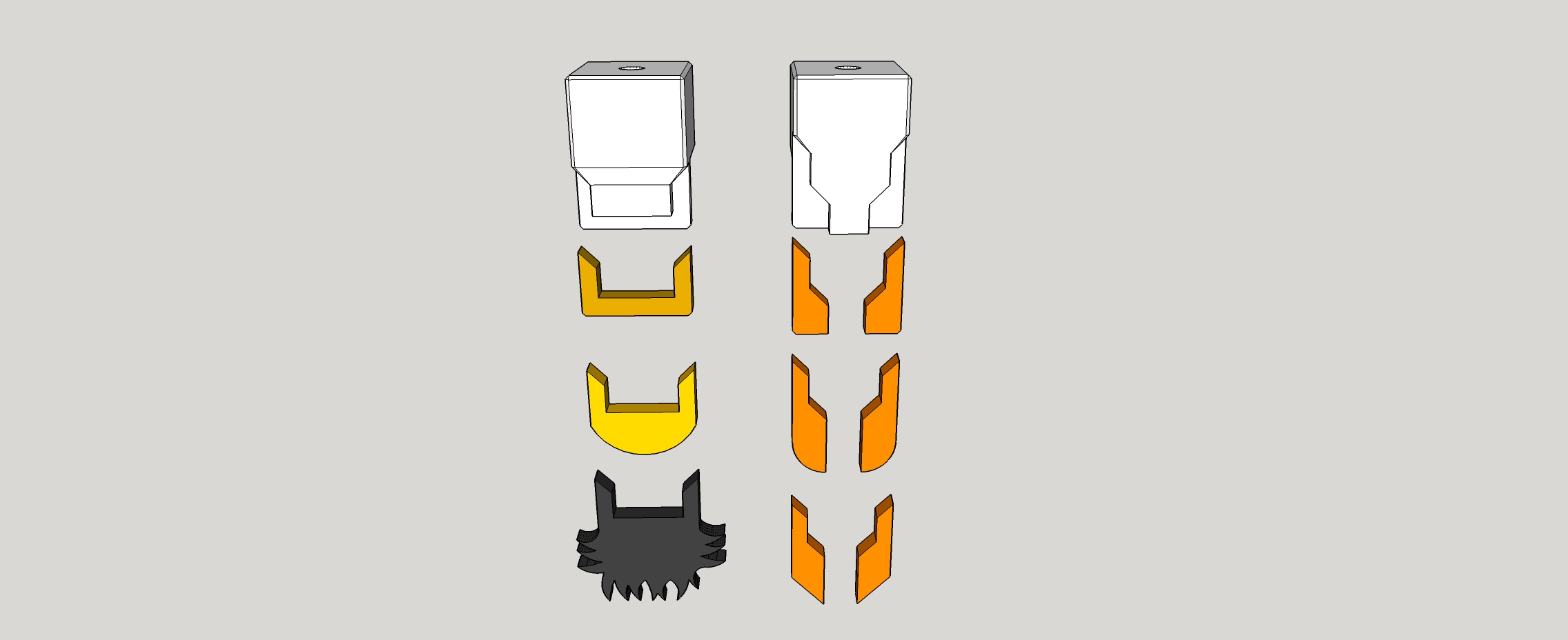 Mini 13: Facial Hair Set 3 - Chinstrap & Muttonchops