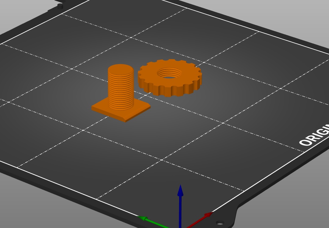Hot shoe plate with screw by uxomm Download free STL model
