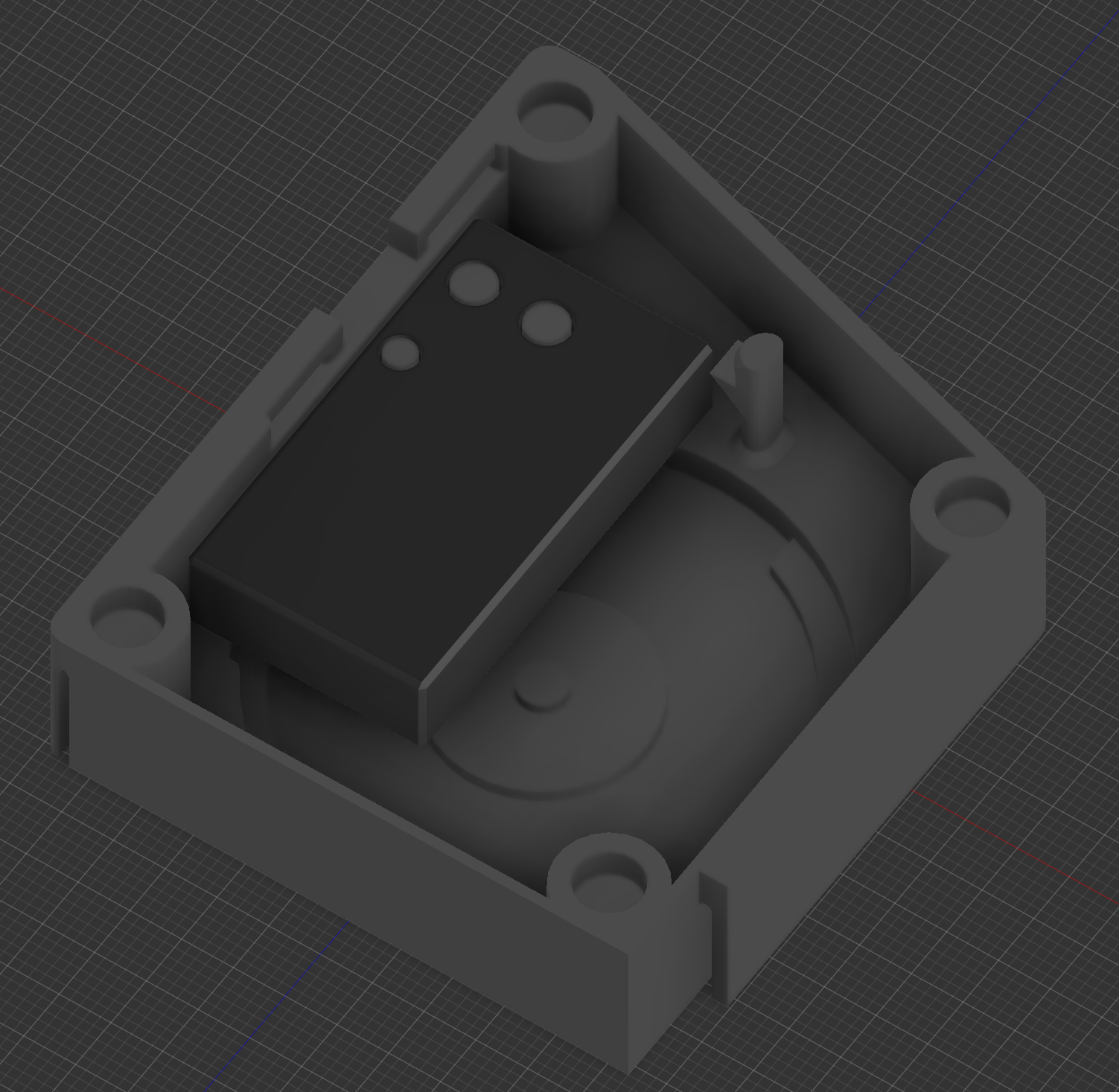 Bento wireless transmitter coil support