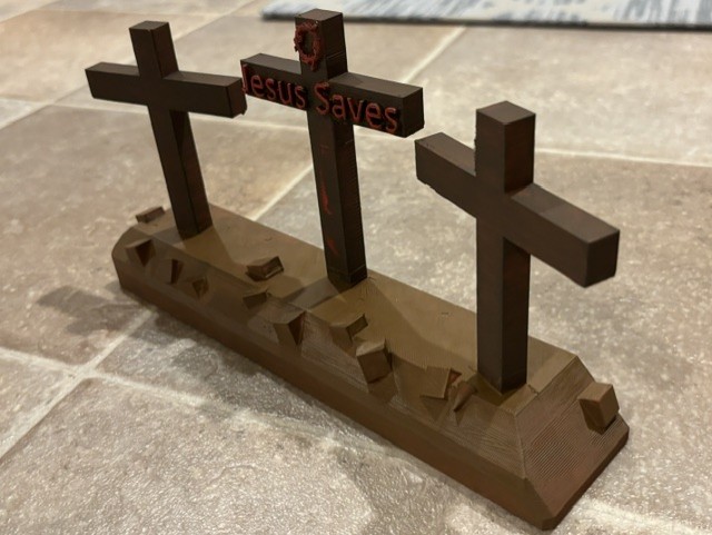 Miniatura 2 do modelo 3D Easter Cross