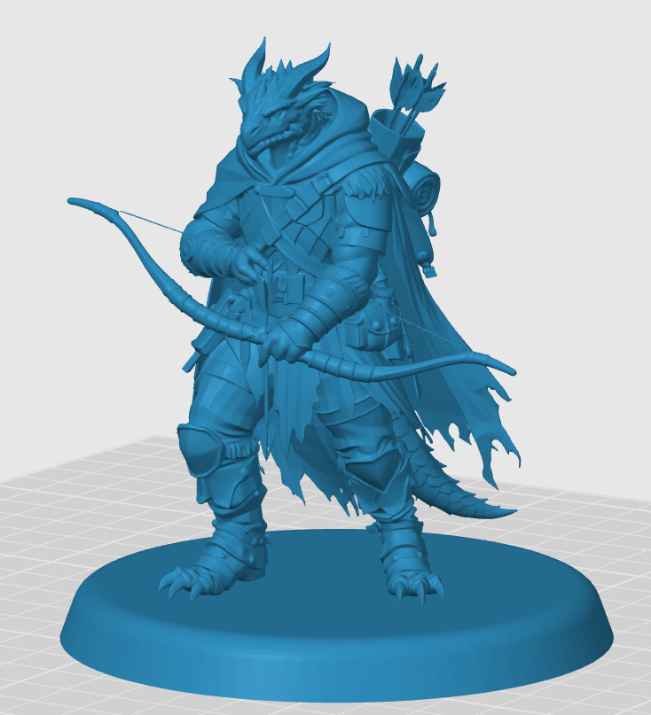 Miniatura 4 do modelo 3D Dragonborn Ranger