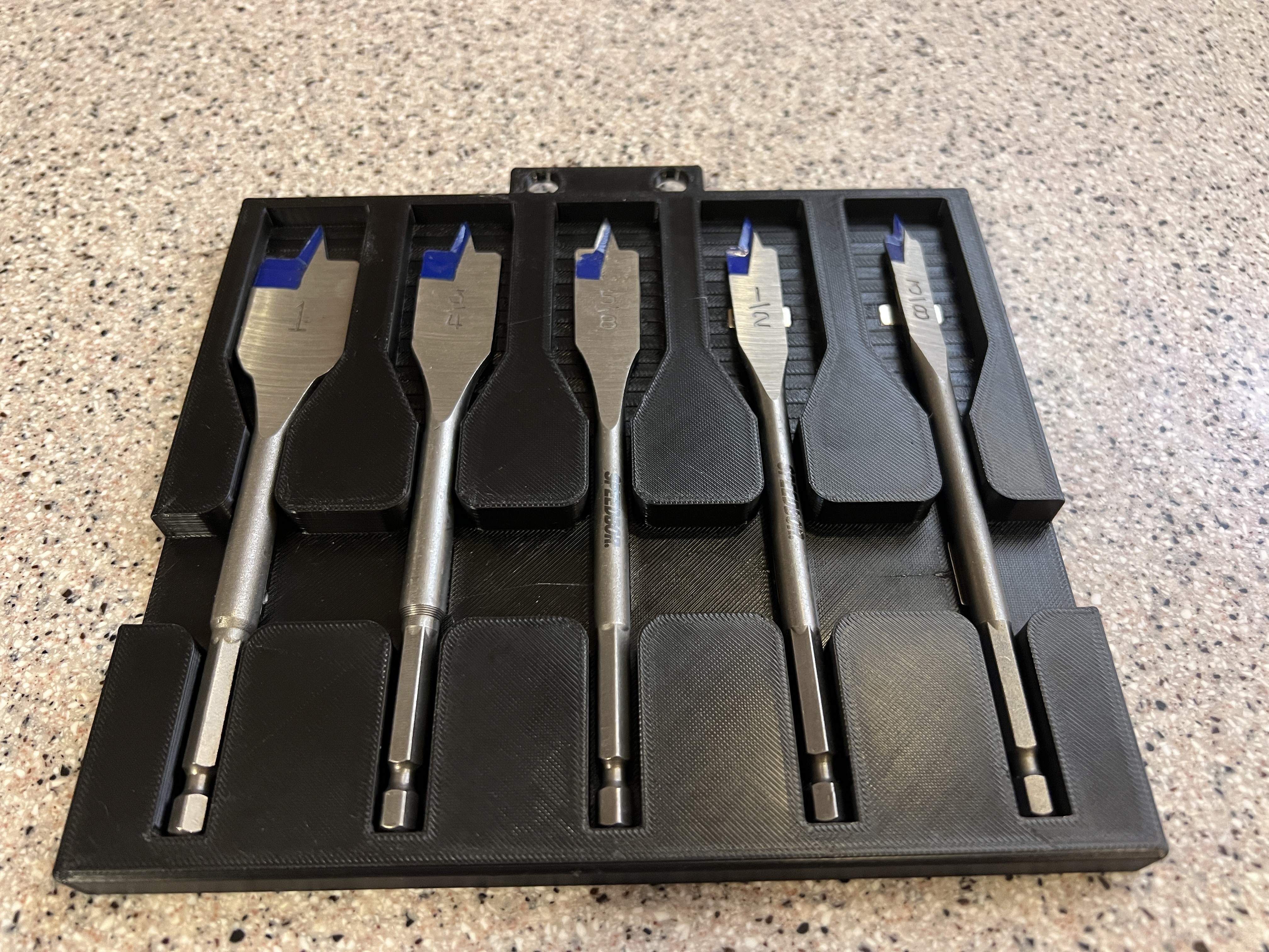 Miniatura 2 do modelo 3D Spade Drill Bit Storage Box