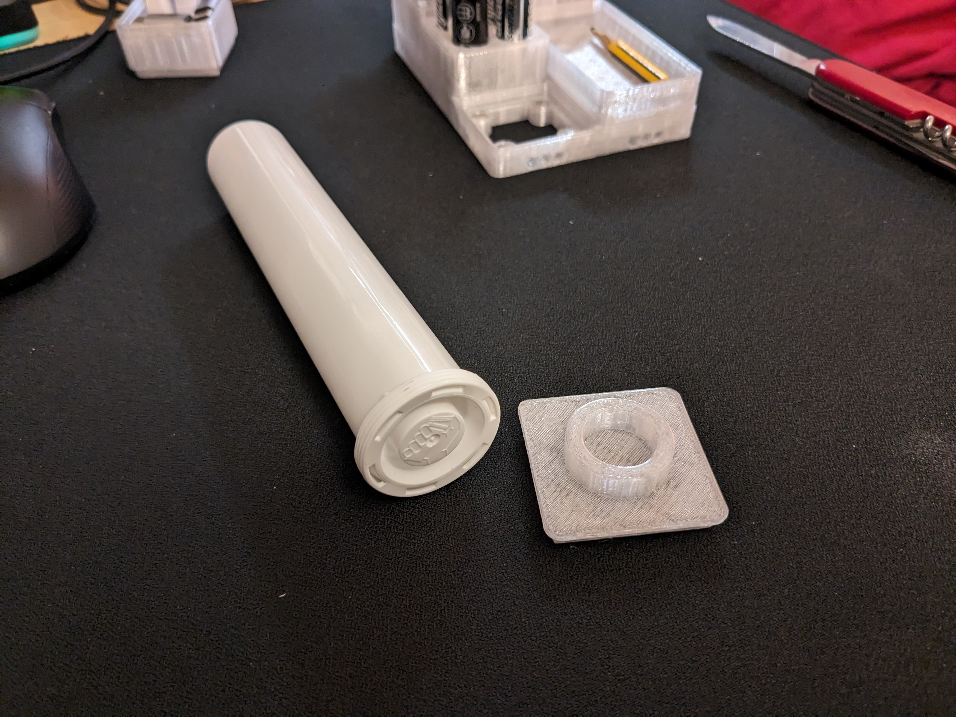 Gridfinity 1x1 for support base for box of water-soluble tablets (such as vitamins/Effervescent)