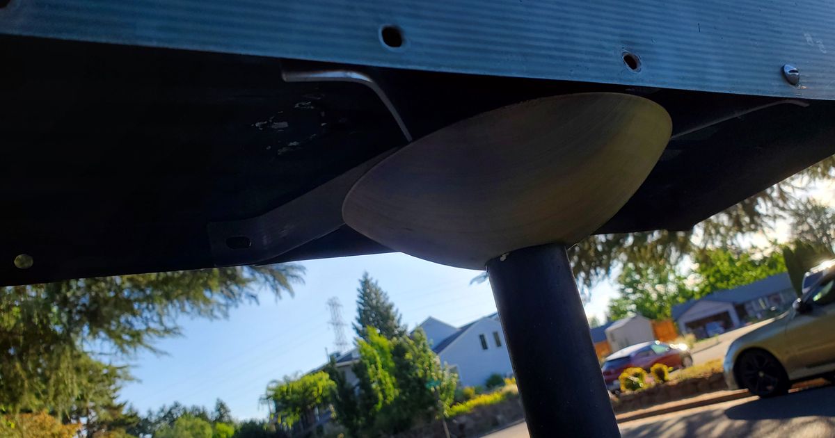 mailbox stabilizer for cylindrical post by melzein Download free STL