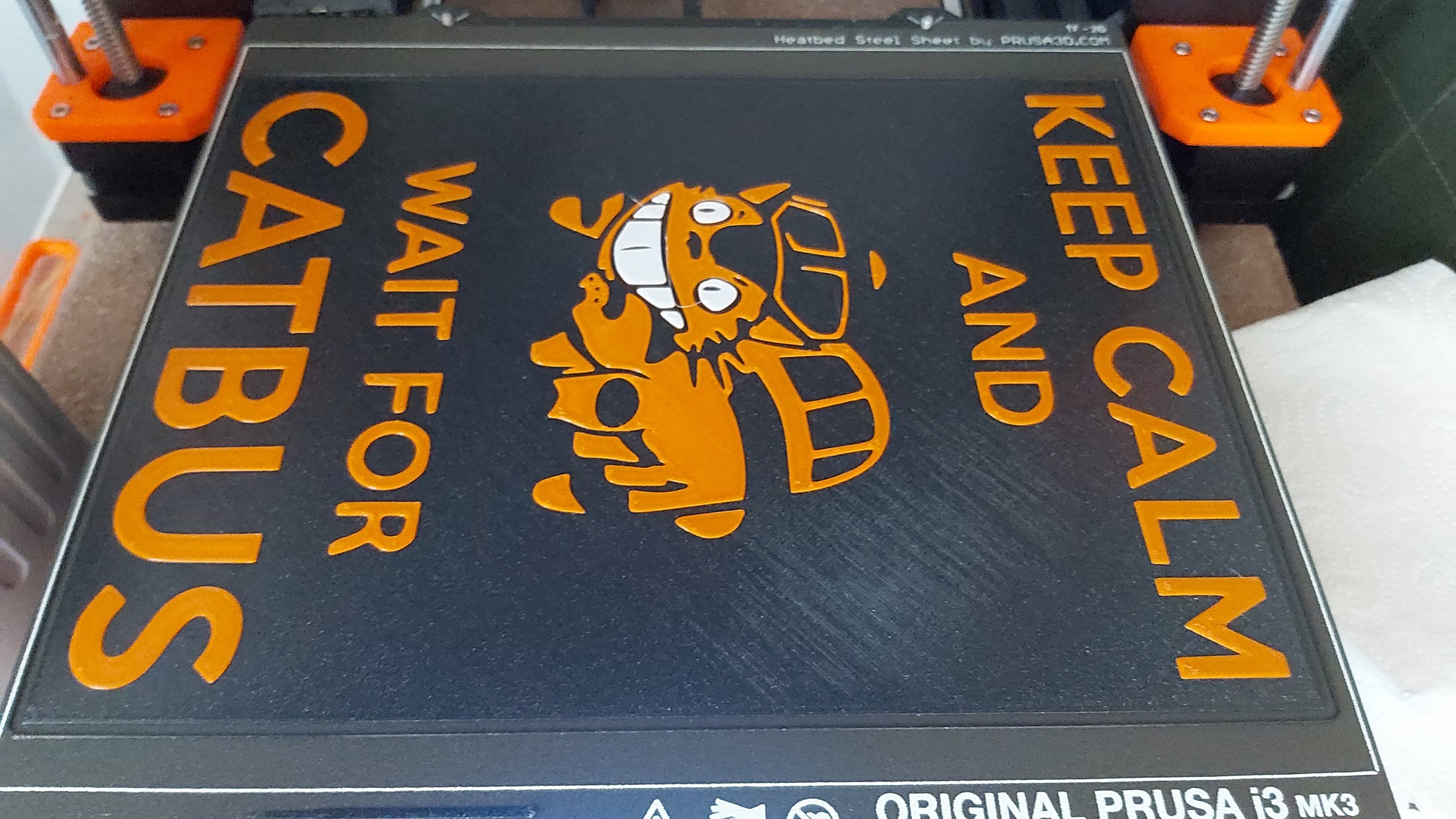 Miniatura 2 do modelo 3D Keep calm and wait for catbus