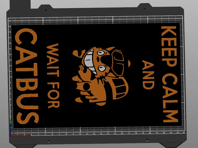 Keep calm and wait for catbus
