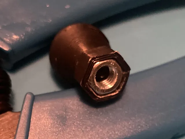 Steel ballnut for articulating Raspberry Pi Camera