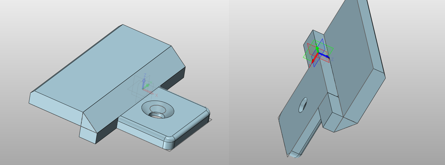 Mirror wall mounting bracket