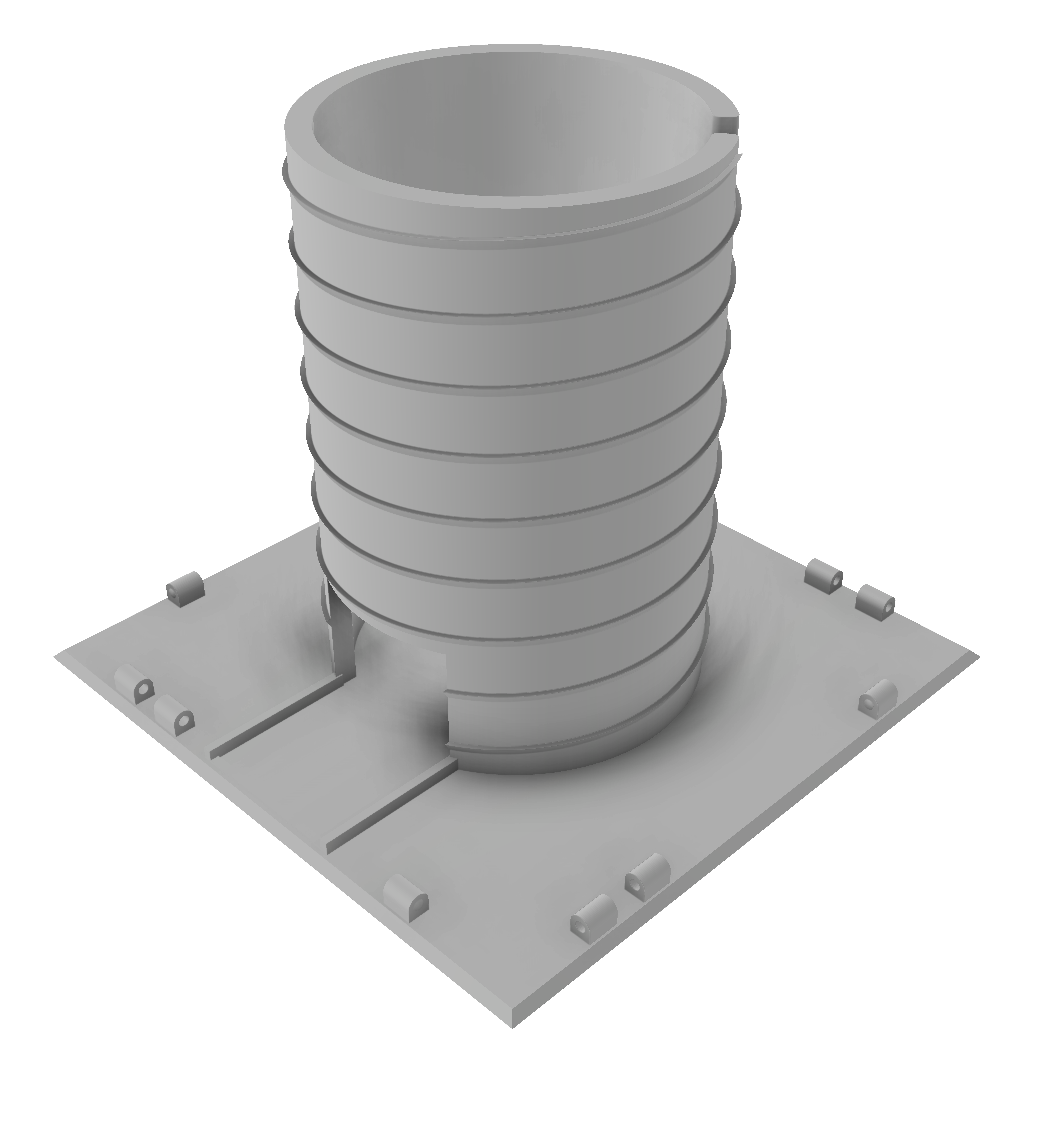 Remixed Mine Craft Lamp Base Part