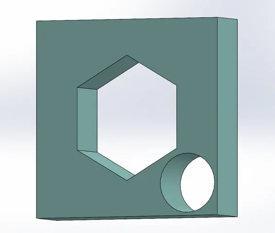 Horizontal Expantion test M3 nut